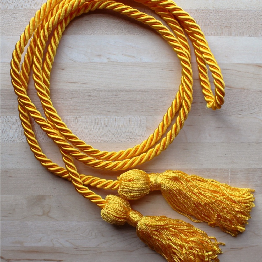 Yellow Kids Tassel Rope Accessory